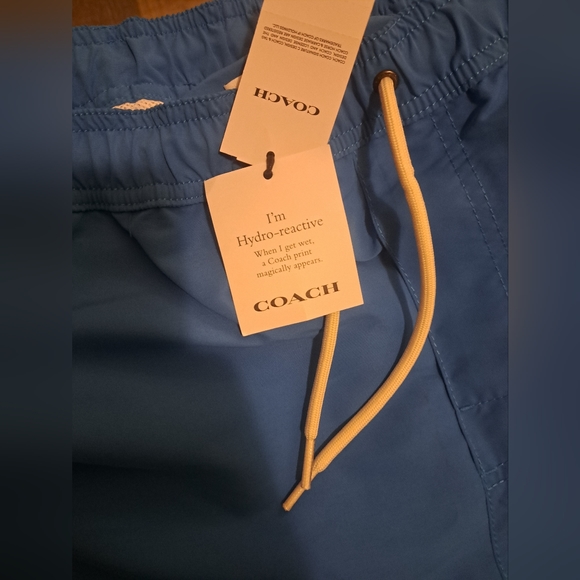 NWT Coach Magic Print Signature Swim Trunks - Picture 2 of 4